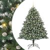 vidaXL Artificial Christmas Tree with 300 LEDs with Stand Green 180 cm