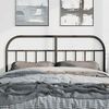 vidaXL Metal Headboard Black 150 cm