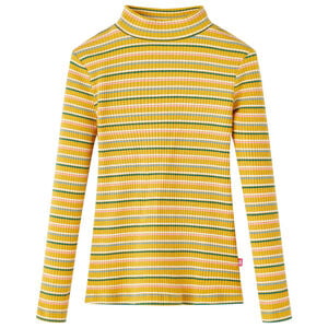 Kids' T-shirt with Long Sleeves Mock Turtleneck Ochre 104