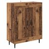 vidaXL Highboard 2 pcs Old Wood Engineered Wood