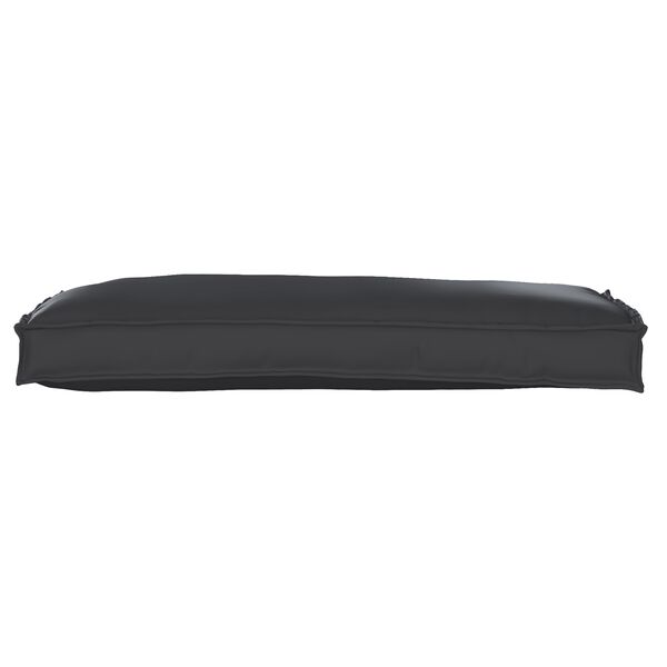 vidaXL Pallet Cushion Set 2 pcs Black 100 x 40 x 8 cm Oxford Fbric