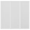 Shower Bath Screen Wall 117 x 120 cm 3 Panels Foldable