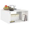 vidaXL Coffee Tables 4 pcs White 33x33x33 cm Engineered Wood
