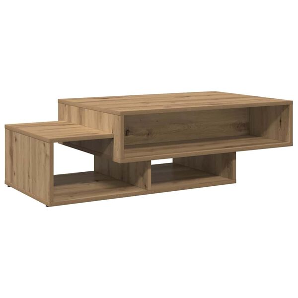 vidaXL Coffee Table Artisan Oak 105x55x32 cm Engineered Wood