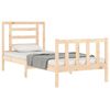 vidaXL Bed Frame without Mattress 90x200 cm Solid Wood Pine