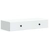 vidaXL Wall-Mounted Side Table Wall-mounted White 87.5 x 34.5 x 17 cm