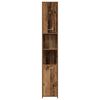vidaXL Bathroom Cabinet Old Wood 30x30x183.5 cm Engineered Wood