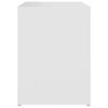 vidaXL Bed Cabinets 2 pcs White 40x30x40 cm Engineered Wood