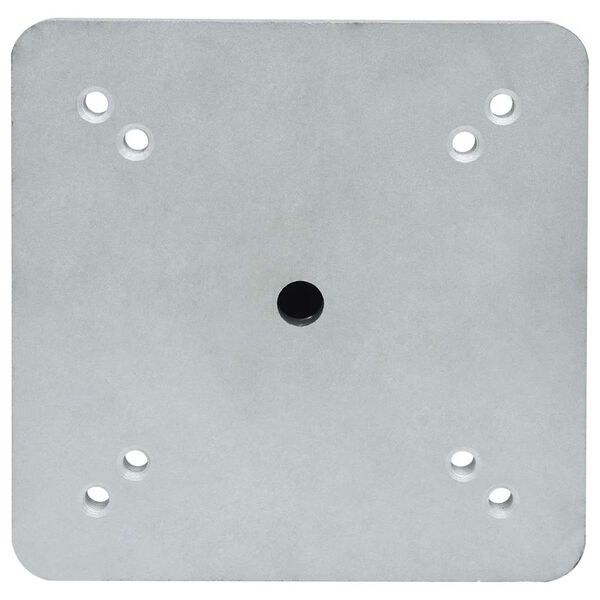 vidaXL In-Ground Parasol Base with Rod 16x16x52 cm Steel