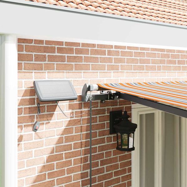 vidaXL Retractable Awning Manual Multicolour 600 x 300 cm Fabric