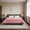 vidaXL Summer Duvet Pink 220 x 240 cm Microfiber and Teddy fleece