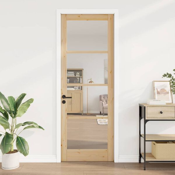 vidaXL Interior Door ORKDAL Brown 83 x 232 cm