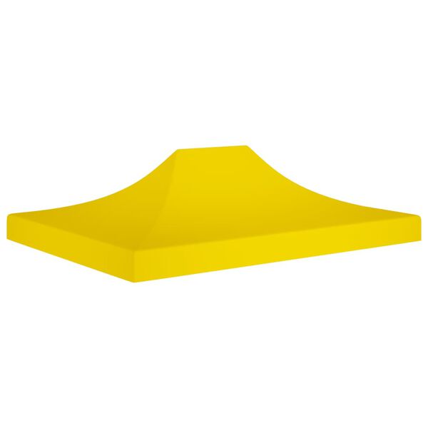 vidaXL Party Tent Roof 4x3 m Yellow 270 g/m²