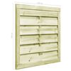 vidaXL Garden Gate Impregnated Pinewood 100x100 cm Green