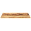 vidaXL Table Top 90x80x3.8 cm Rectangular Solid Wood Rough Mango