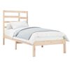 vidaXL Bed Frame without Mattress Solid Wood 90x200 cm
