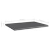 vidaXL Bookshelf Boards 8 pcs High Gloss Grey 40x30x1.5 cm Engineered Wood