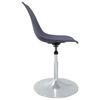 vidaXL Swivel Dining Chairs 4 pcs Lila PP