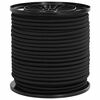 vidaXL Bungee Cords 6 mm Black PP and Rubber