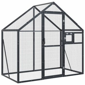 vidaXL Aviary Anthracite 179x100x185 cm Aluminium