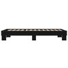 vidaXL Bed Frame without Mattress Black 75x190 cm Small Single