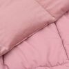 vidaXL Winter Duvet Quilted Pink 135 x 220 cm Microfiber