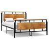 vidaXL Bed Frame without Mattress Metal 140x200 cm
