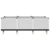 vidaXL Garden Planter with Wheels White 150x80x54 cm PP