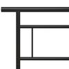 vidaXL Bed Frame without Mattress Black Metal 140x200cm
