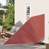 vidaXL Collapsible Balcony Side Awning Terracotta 160x240 cm