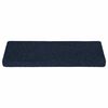 vidaXL Stair Mats Self-adhesive 30 pcs 65x21x4 cm Navy Rectangular Edge