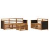 vidaXL Sofa Sets 6 pcs Solid Acacia Wood