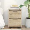 vidaXL Bedside Table Sonoma Oak 30.5 x 30 x 43 cm Engineered Wood