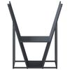 vidaXL Firewood Rack Anthracite 69.5x35x81 cm Cold-rolled steel