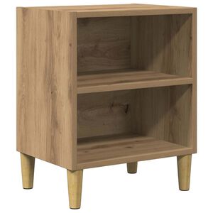 vidaXL Bedside Cabinet Artisan Oak 40x30x50 cm Engineered Wood