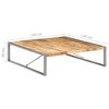 vidaXL Coffee Table 140x140x40 cm Rough Mango Wood