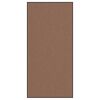 vidaXL Doormat Brown and Black 120 x 250 cm Polypropylene and vinyl