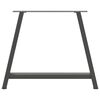 vidaXL Dining Table Legs A-Shaped 2 pcs Anthracite&nbsp;90x(72-73) cm Steel