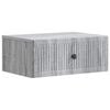 vidaXL Bedside Cabinet Grey Sonoma 49 x 34.5 x 20 cm Engineered Wood