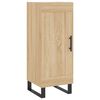 vidaXL Highboard Sonoma Oak 34.5x34x180 cm Engineered Wood