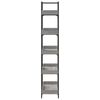 vidaXL Bookcase 5-Tier Grey Sonoma 100x33x180.5 cm Engineered Wood