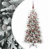 vidaXL Artificial Hinged Christmas Tree 120 cm 150 LEDs Warm White