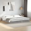 vidaXL Bed Frame without Mattress Grey Sonoma 180x200 cm Engineered Wood