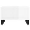 vidaXL Coffee Table High Gloss White 60x50x36.5 cm Engineered Wood