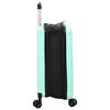vidaXL Suitcase Folding Mint green 43 x 27 x 66 cm ABS Plastic