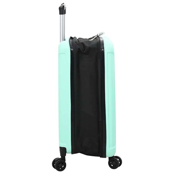 vidaXL Suitcase Folding Mint green 43 x 27 x 66 cm ABS Plastic
