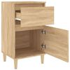 vidaXL Bedside Cabinets 2 pcs Sonoma Oak 40x35x70 cm