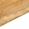 vidaXL Table Top 70x70x3.8 cm Square Solid Wood Mango
