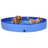vidaXL Foldable Dog Swimming Pool Blue 200x30 cm PVC