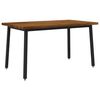 vidaXL Square Dining Table 140 x 80 x 75 cm Solid Acacia Wood